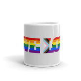 Progress LGBT Love Mug